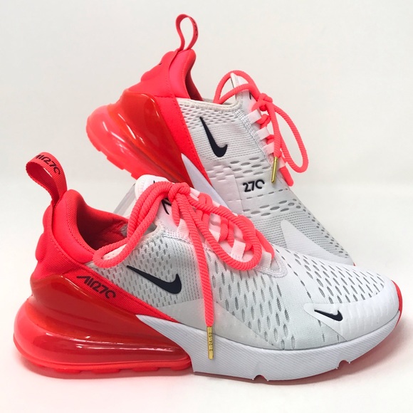 Nike Shoes - Nike Custom Air Max 270 Lauren White Red W AUTHENT